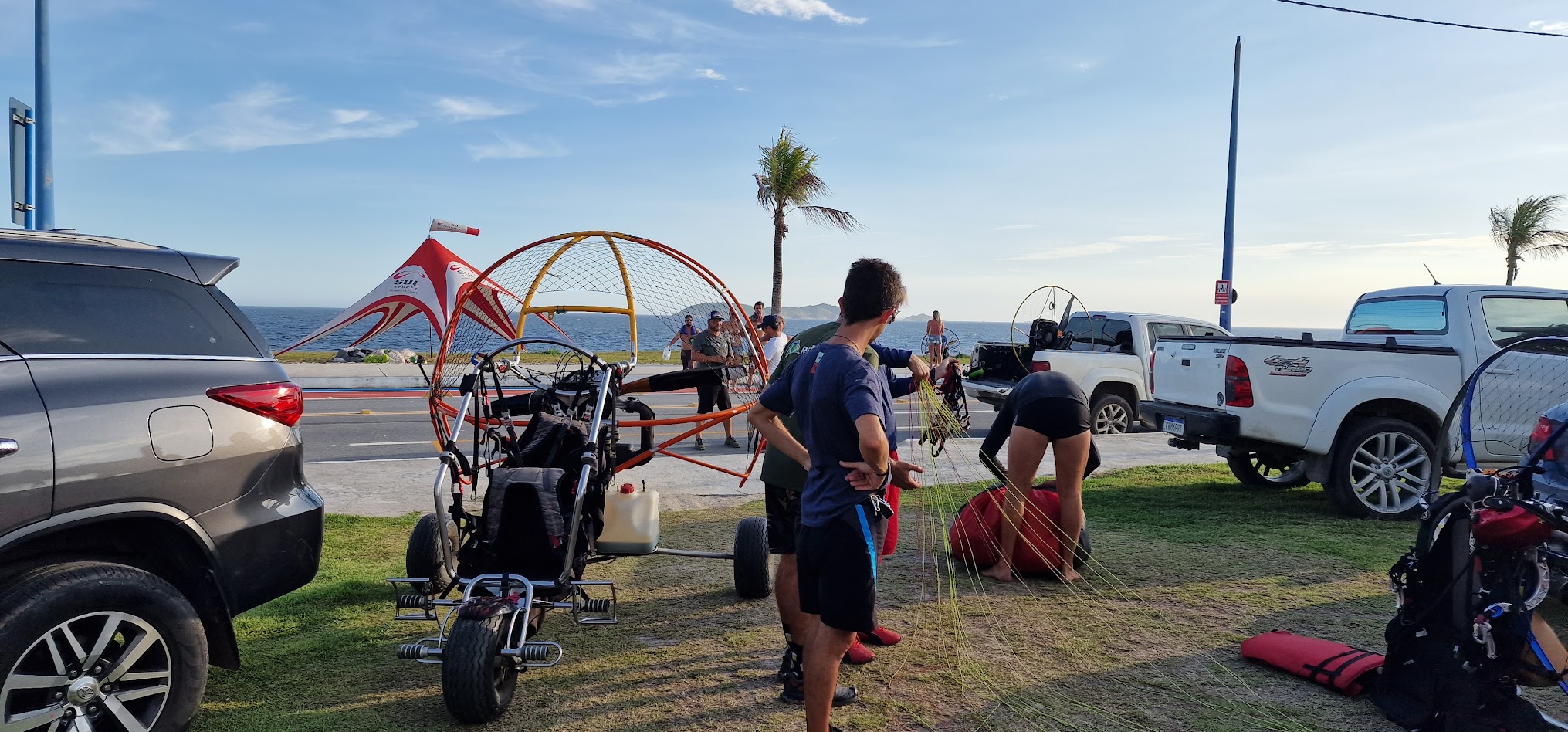 Coastal staging area